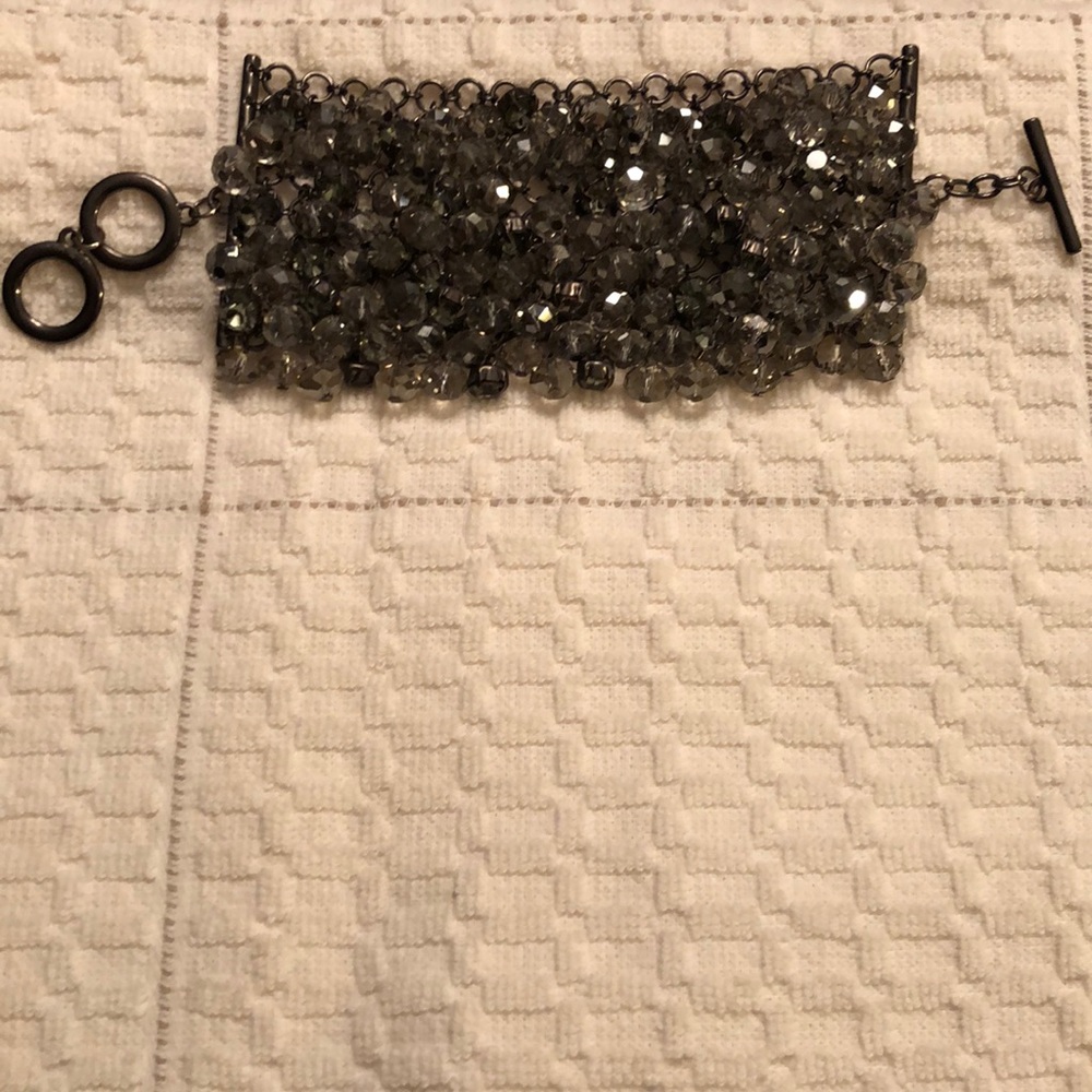 Multi bead and crystal bracelet